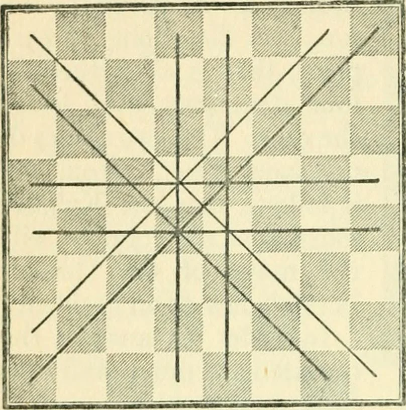 An illustration from The middle game in chess, 1922, leaf 39