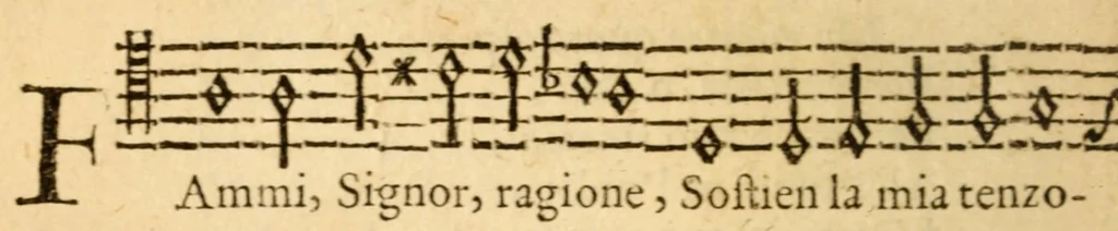 An illustration from I Sacri Salmi di David : messi in rime volgari italiane, 1664, leaf 124