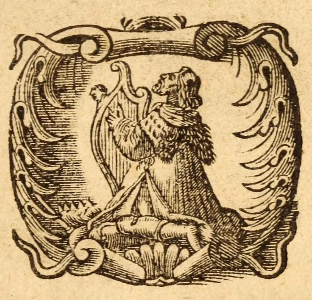 An illustration from I Sacri Salmi di David : messi in rime volgari italiane, 1664, leaf 9