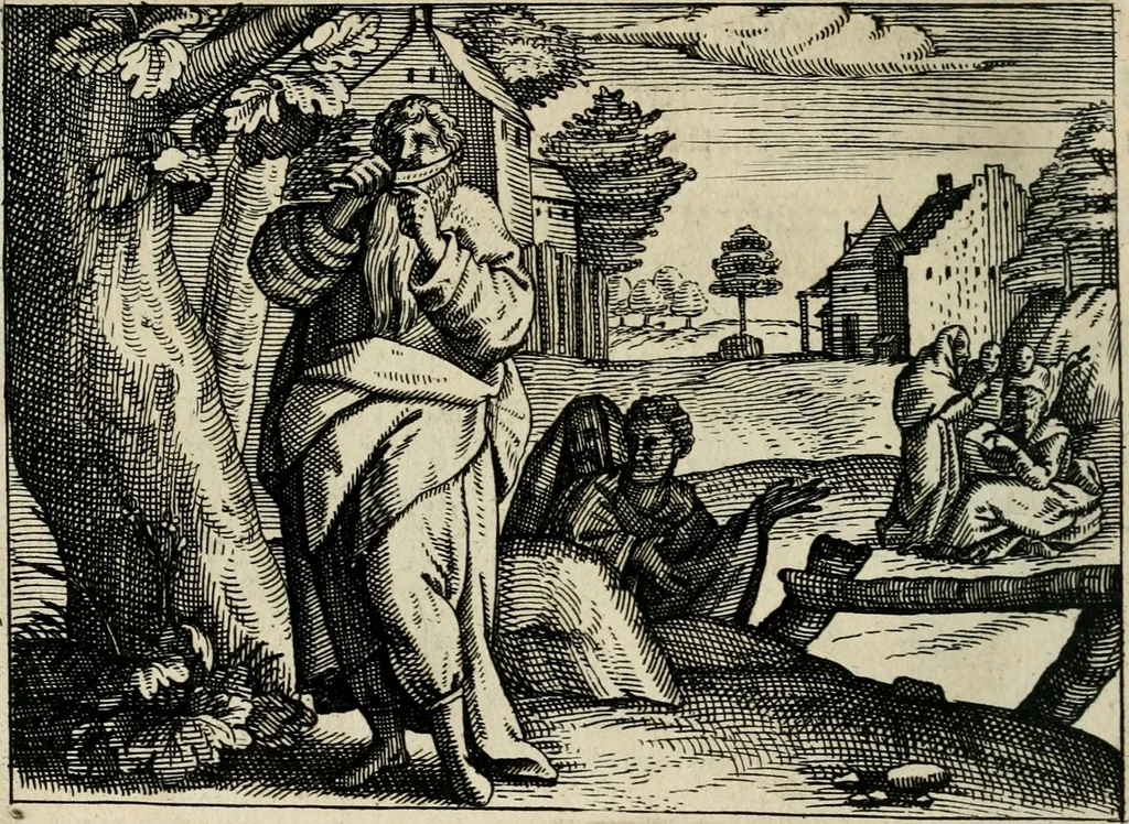 An illustration from [Mikrokosmos] : Paruus mundus, 1644, leaf 101