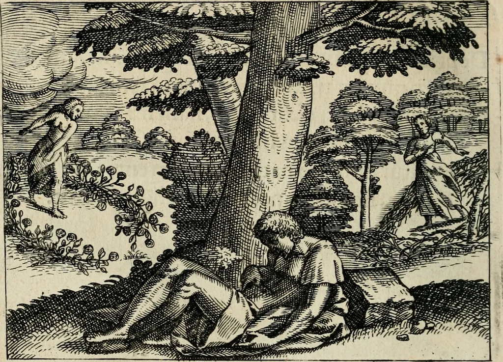 An illustration from [Mikrokosmos] : Paruus mundus, 1644, leaf 109