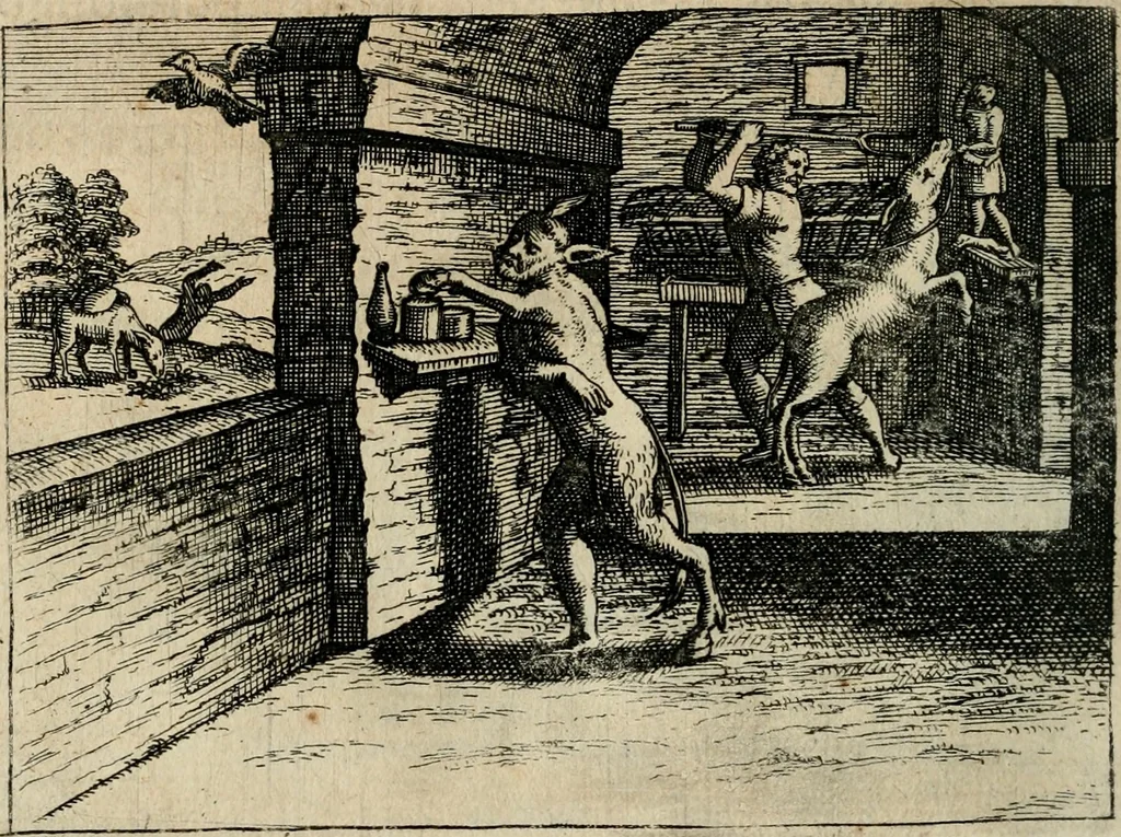 An illustration from [Mikrokosmos] : Paruus mundus, 1644, leaf 151