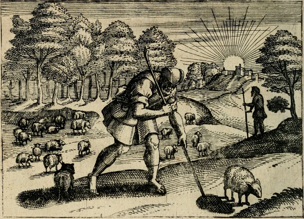 An illustration from [Mikrokosmos] : Paruus mundus, 1644, leaf 155