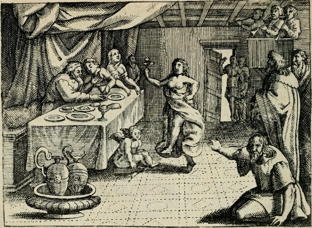 An illustration from [Mikrokosmos] : Paruus mundus, 1644, leaf 39