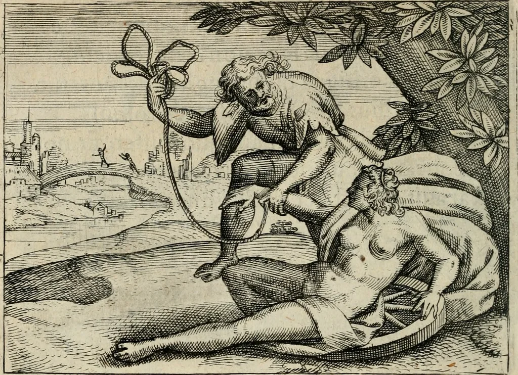 An illustration from [Mikrokosmos] : Paruus mundus, 1644, leaf 55