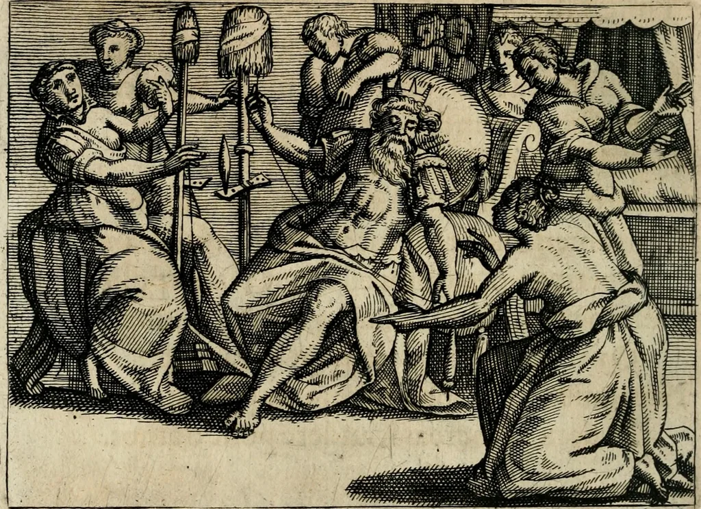 An illustration from [Mikrokosmos] : Paruus mundus, 1644, leaf 65