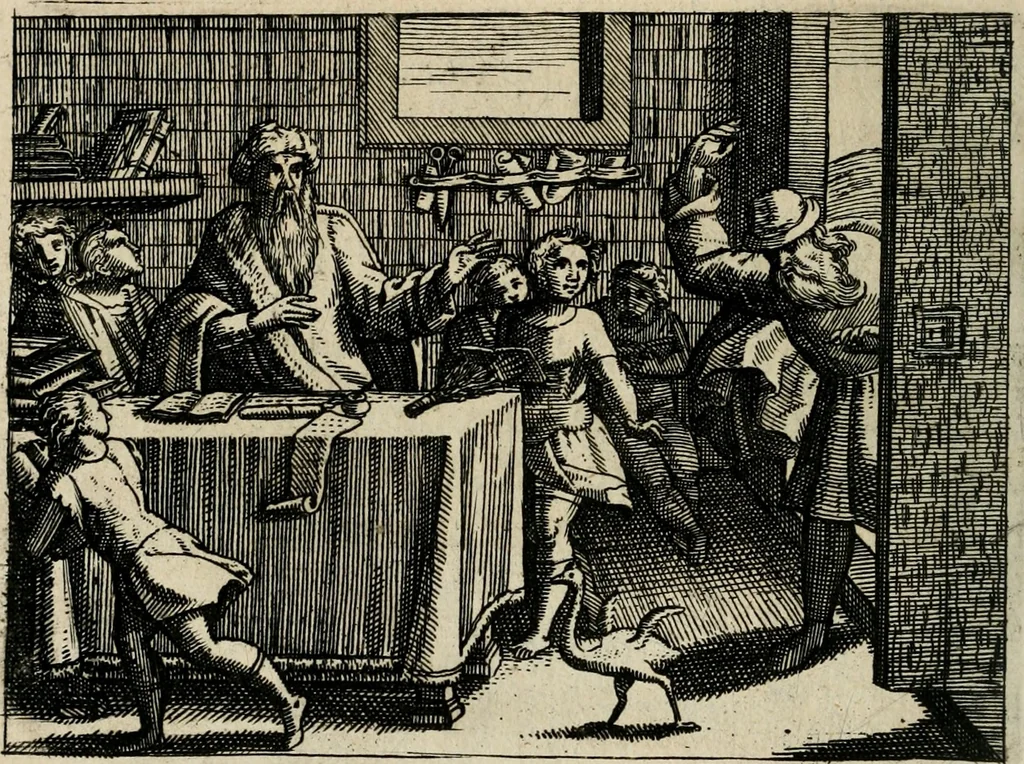 An illustration from [Mikrokosmos] : Paruus mundus, 1644, leaf 79