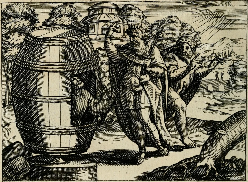 An illustration from [Mikrokosmos] : Paruus mundus, 1644, leaf 83