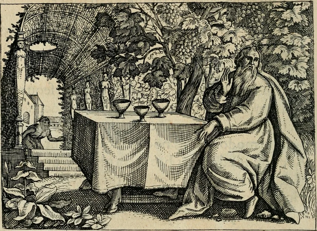 An illustration from [Mikrokosmos] : Paruus mundus, 1644, leaf 91