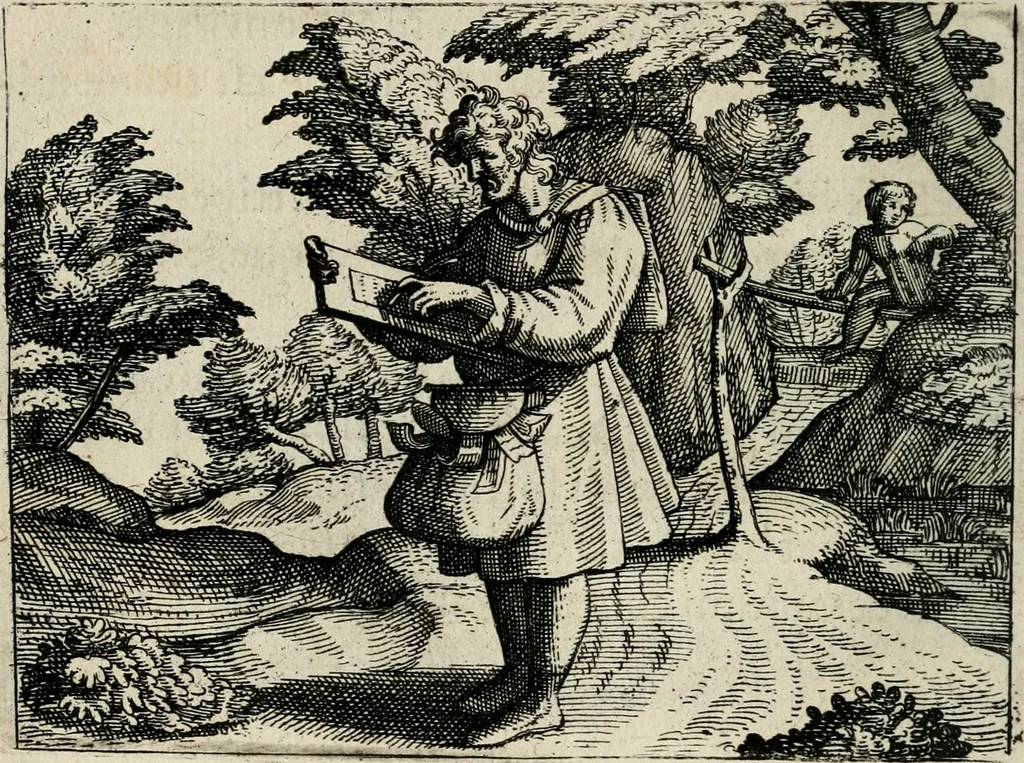 An illustration from [Mikrokosmos] : Paruus mundus, 1644, leaf 95