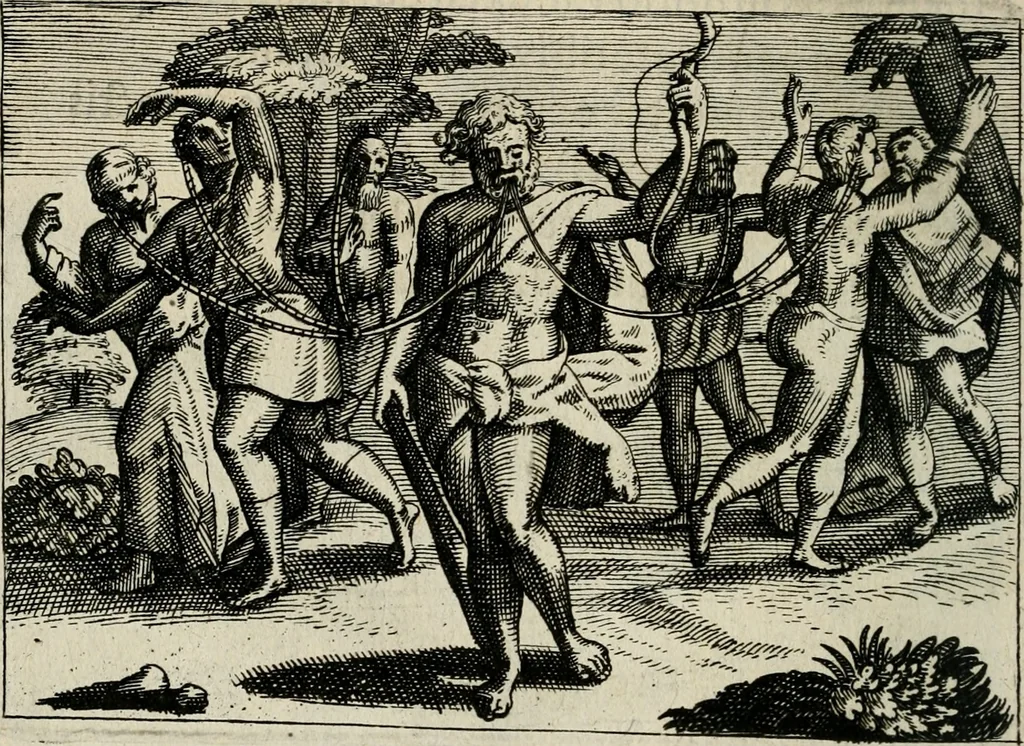 An illustration from [Mikrokosmos] : Paruus mundus, 1644, leaf 97