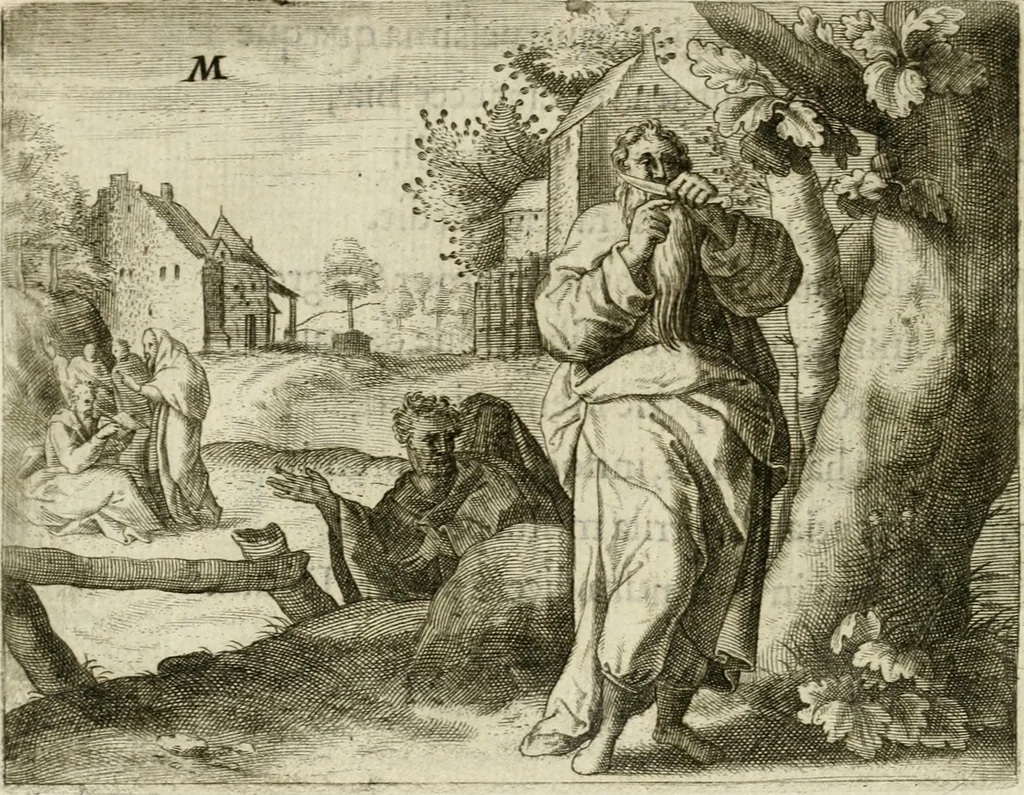 An illustration from Mikrokosmos = Parvvs mvndvs, 1579, leaf 103
