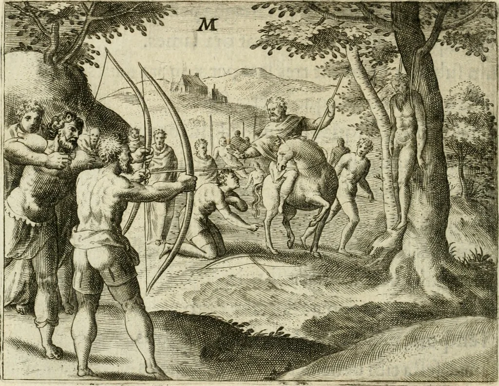 An illustration from Mikrokosmos = Parvvs mvndvs, 1579, leaf 107