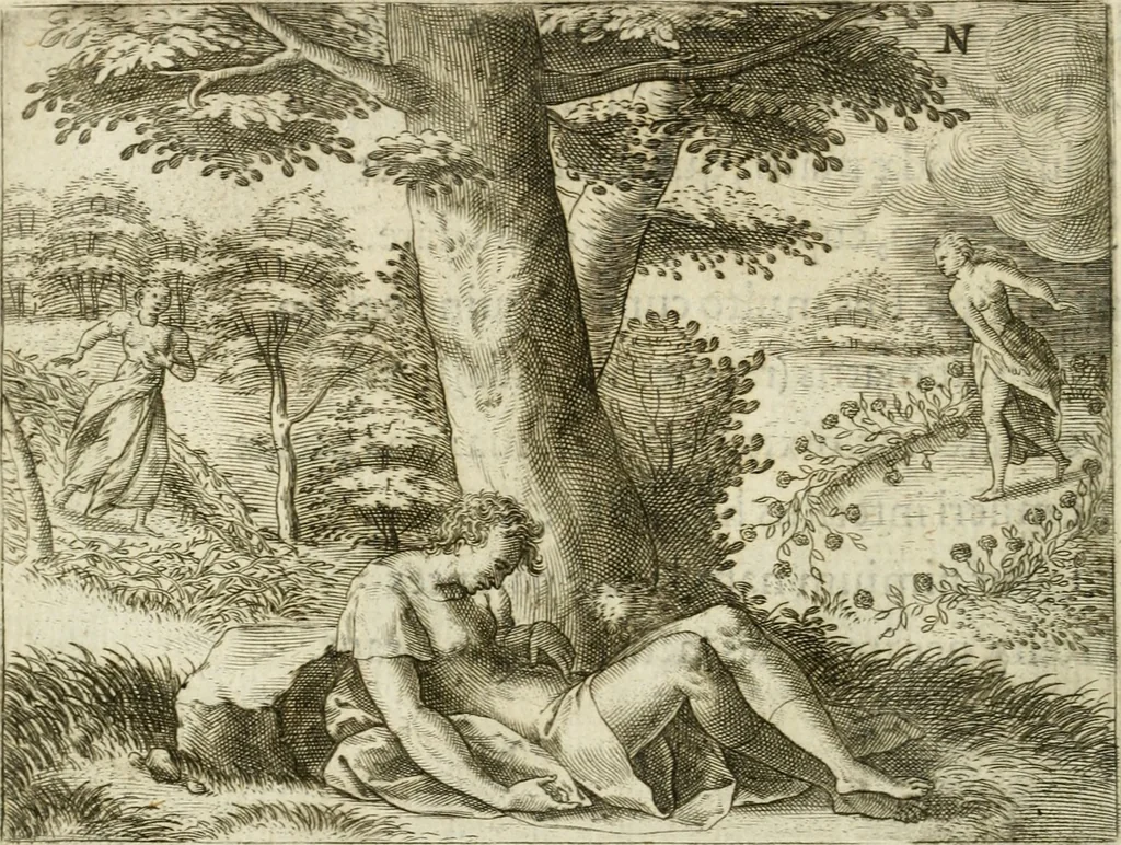 An illustration from Mikrokosmos = Parvvs mvndvs, 1579, leaf 111