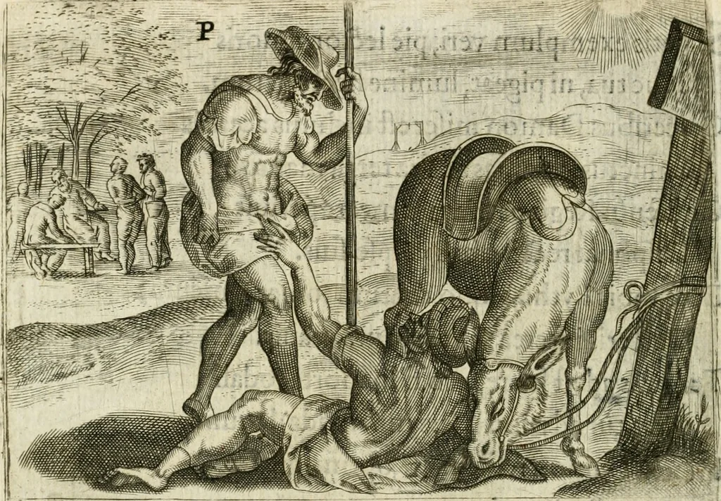 An illustration from Mikrokosmos = Parvvs mvndvs, 1579, leaf 127