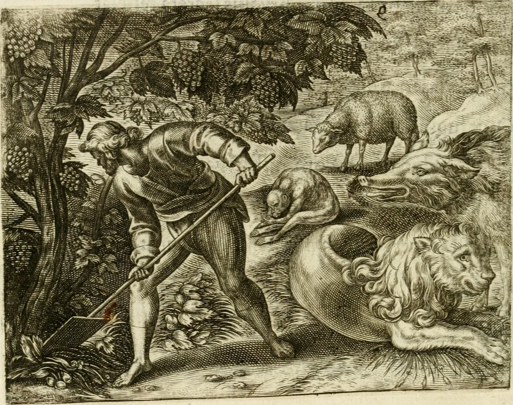 An illustration from Mikrokosmos = Parvvs mvndvs, 1579, leaf 139