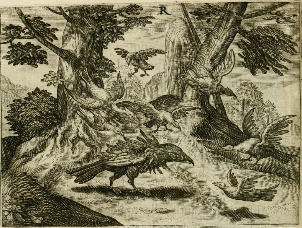 An illustration from Mikrokosmos = Parvvs mvndvs, 1579, leaf 149