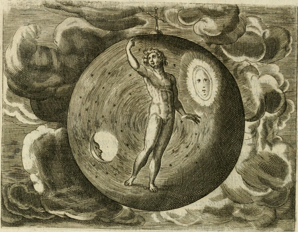 An illustration from Mikrokosmos = Parvvs mvndvs, 1579, leaf 15