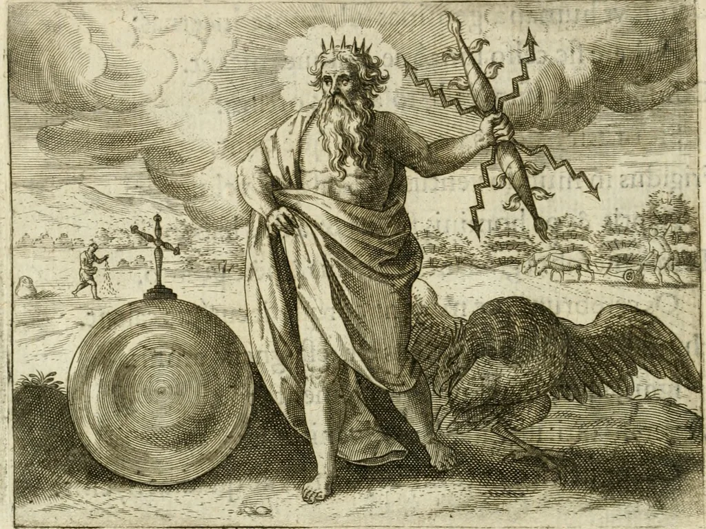 An illustration from Mikrokosmos = Parvvs mvndvs, 1579, leaf 17