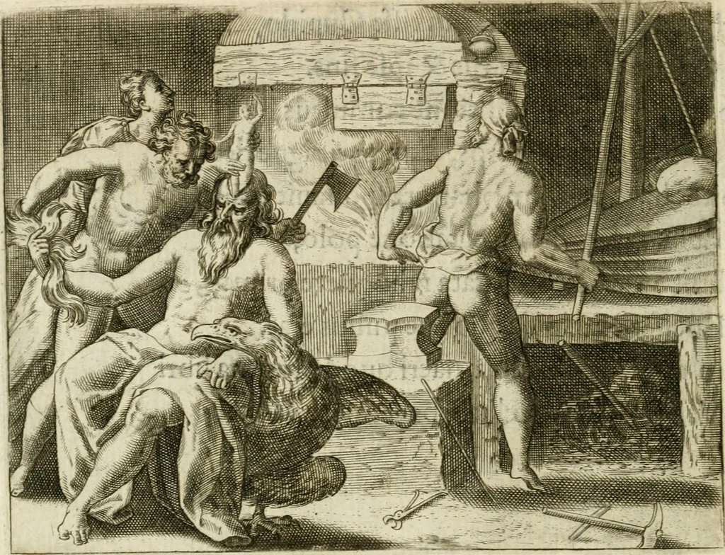 An illustration from Mikrokosmos = Parvvs mvndvs, 1579, leaf 21