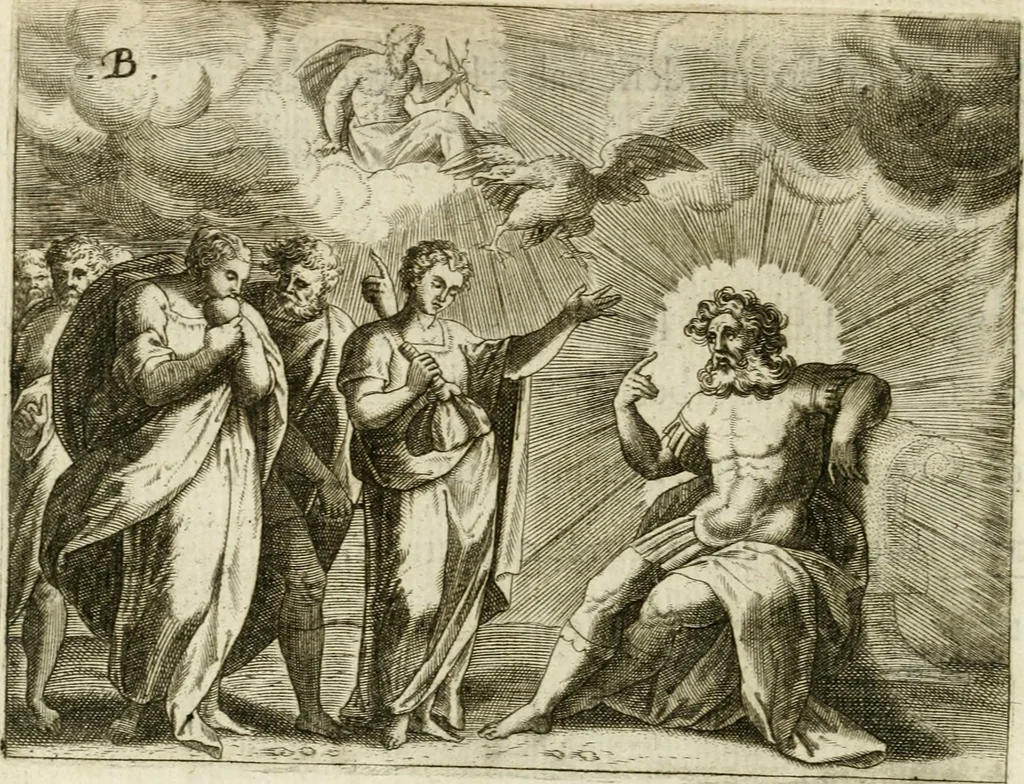 An illustration from Mikrokosmos = Parvvs mvndvs, 1579, leaf 25