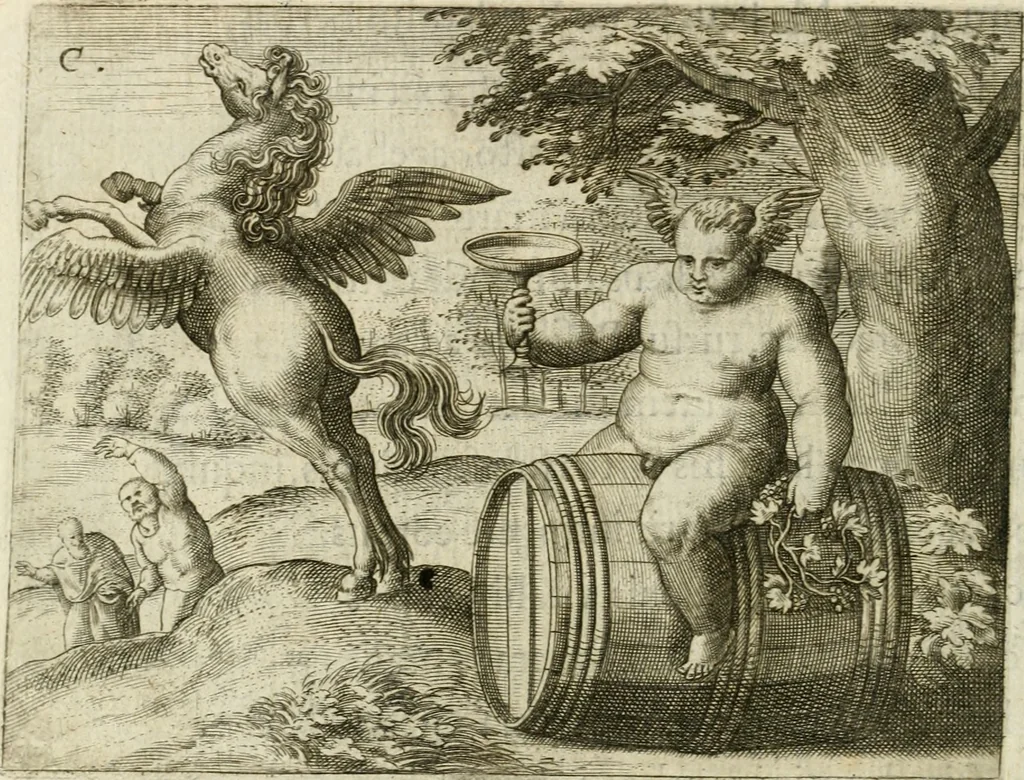 An illustration from Mikrokosmos = Parvvs mvndvs, 1579, leaf 33