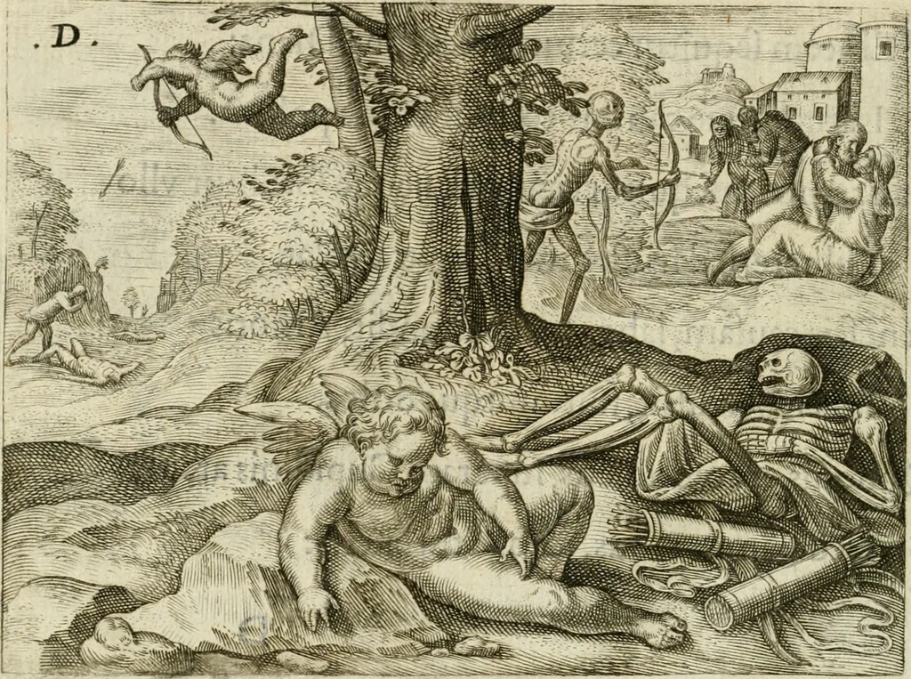 An illustration from Mikrokosmos = Parvvs mvndvs, 1579, leaf 39