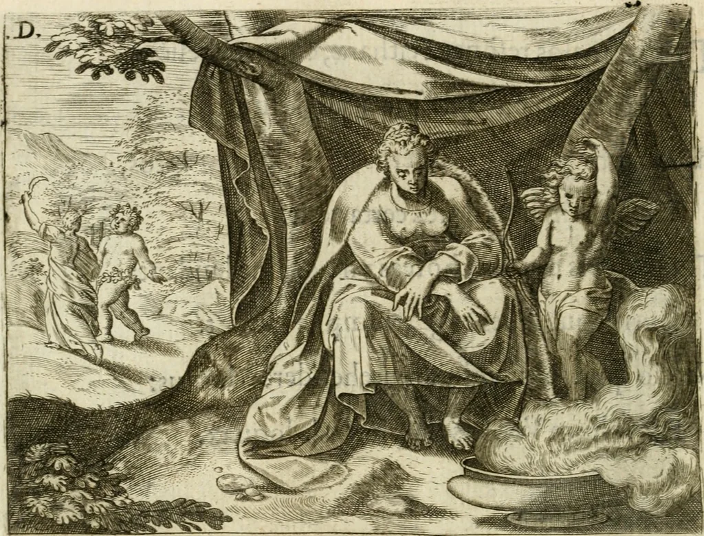 An illustration from Mikrokosmos = Parvvs mvndvs, 1579, leaf 43