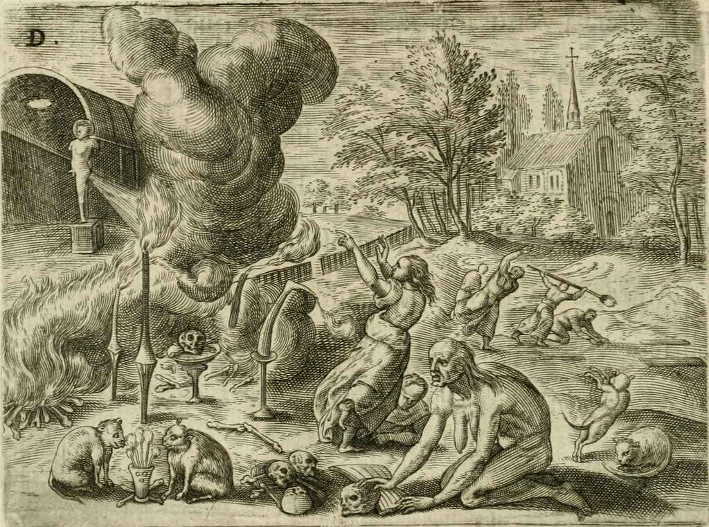 An illustration from Mikrokosmos = Parvvs mvndvs, 1579, leaf 45
