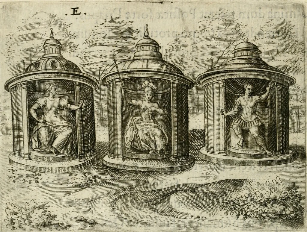 An illustration from Mikrokosmos = Parvvs mvndvs, 1579, leaf 47