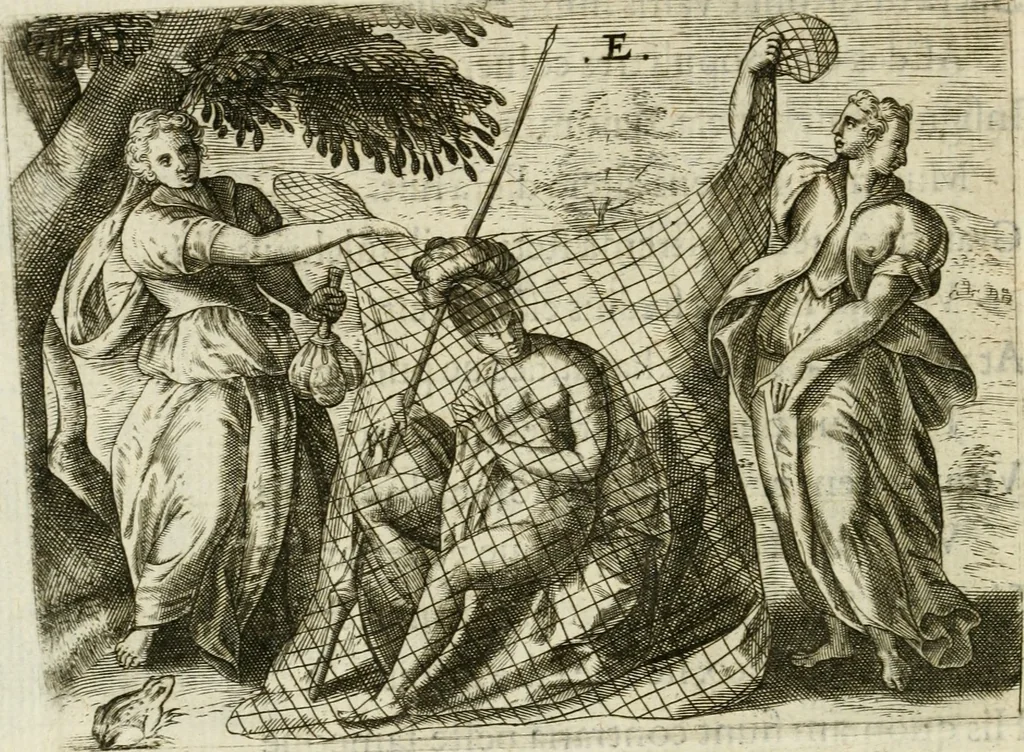 An illustration from Mikrokosmos = Parvvs mvndvs, 1579, leaf 53