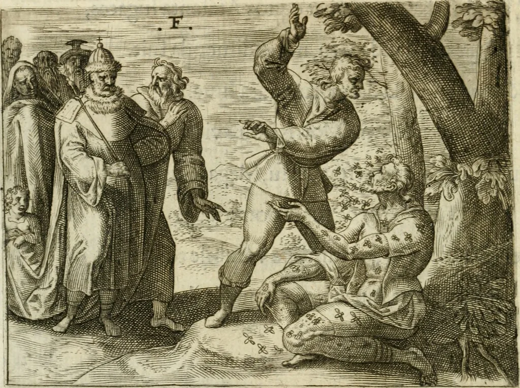 An illustration from Mikrokosmos = Parvvs mvndvs, 1579, leaf 61