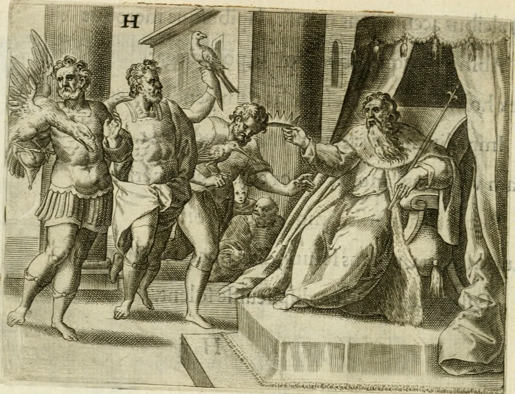 An illustration from Mikrokosmos = Parvvs mvndvs, 1579, leaf 73