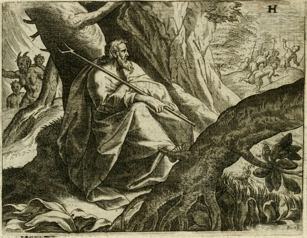 An illustration from Mikrokosmos = Parvvs mvndvs, 1579, leaf 75