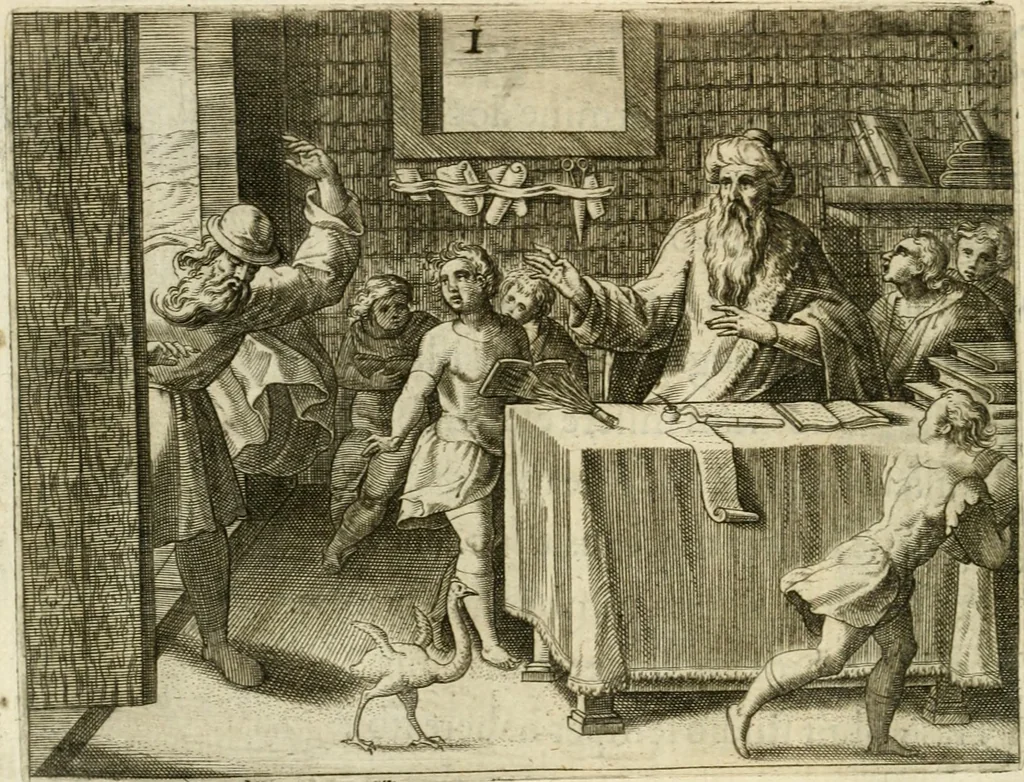An illustration from Mikrokosmos = Parvvs mvndvs, 1579, leaf 81