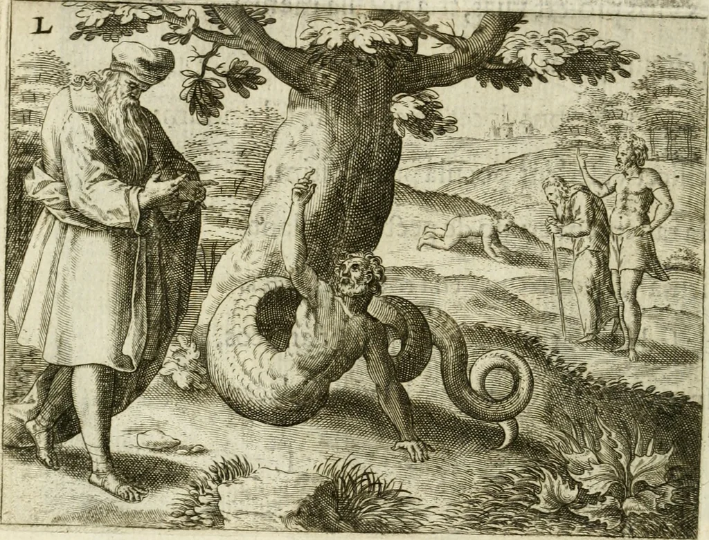 An illustration from Mikrokosmos = Parvvs mvndvs, 1579, leaf 95