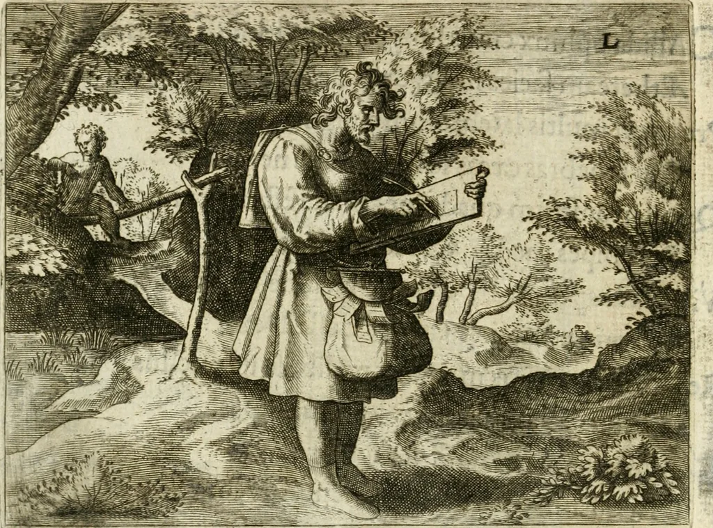 An illustration from Mikrokosmos = Parvvs mvndvs, 1579, leaf 97