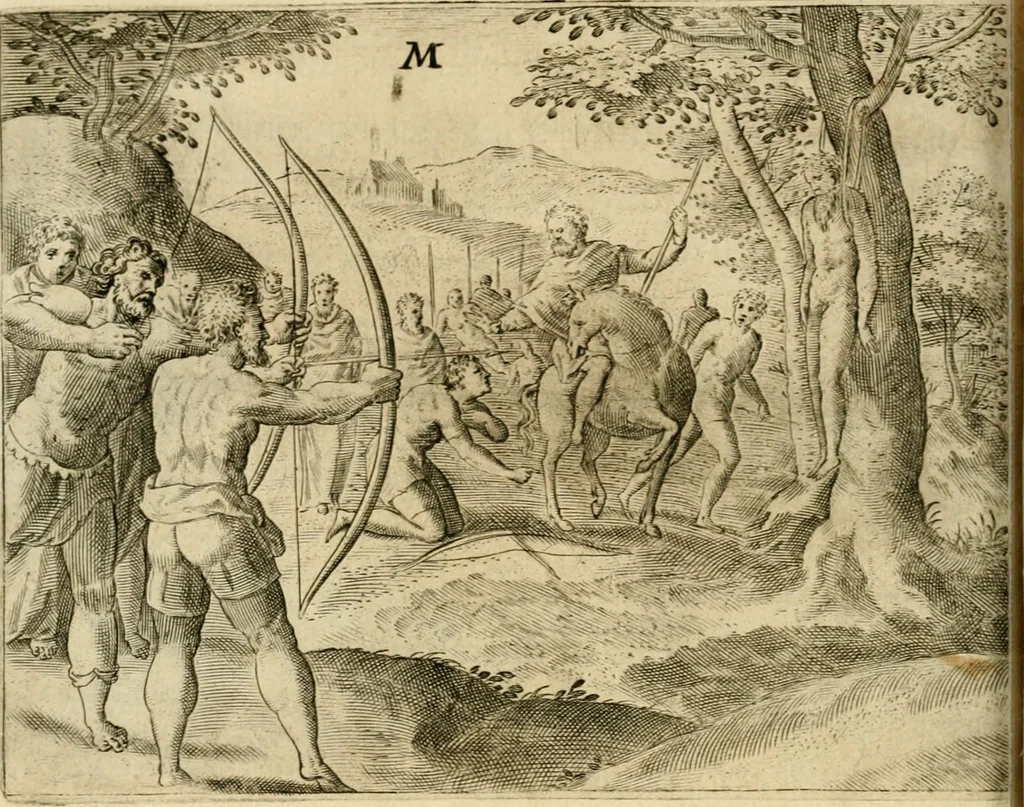 An illustration from Mikrokósmos = Paruus mundus, 1610, leaf 101