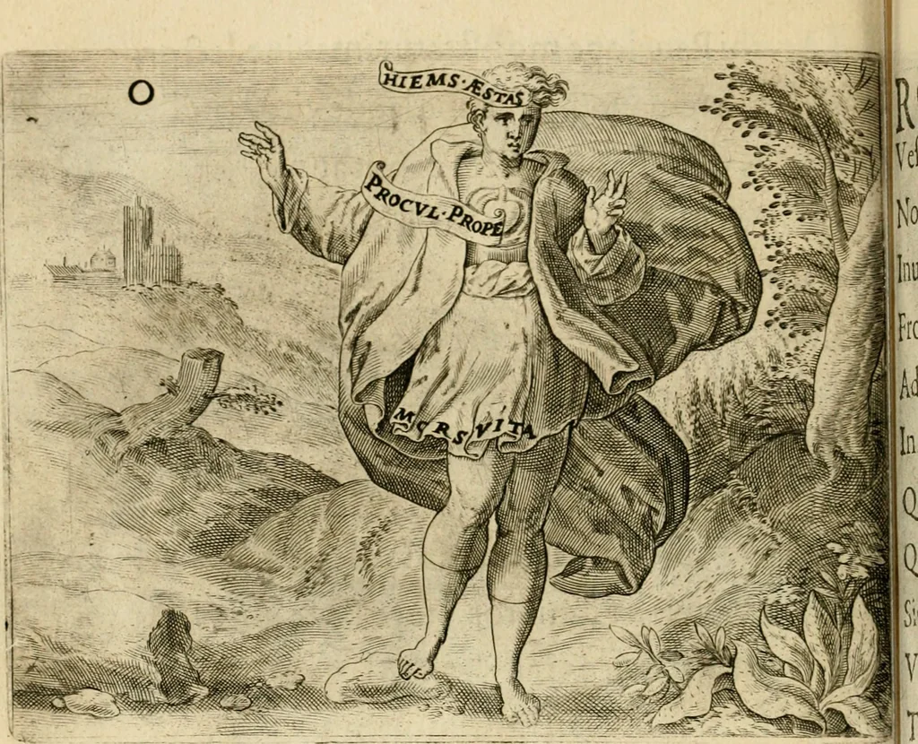 An illustration from Mikrokósmos = Paruus mundus, 1610, leaf 117