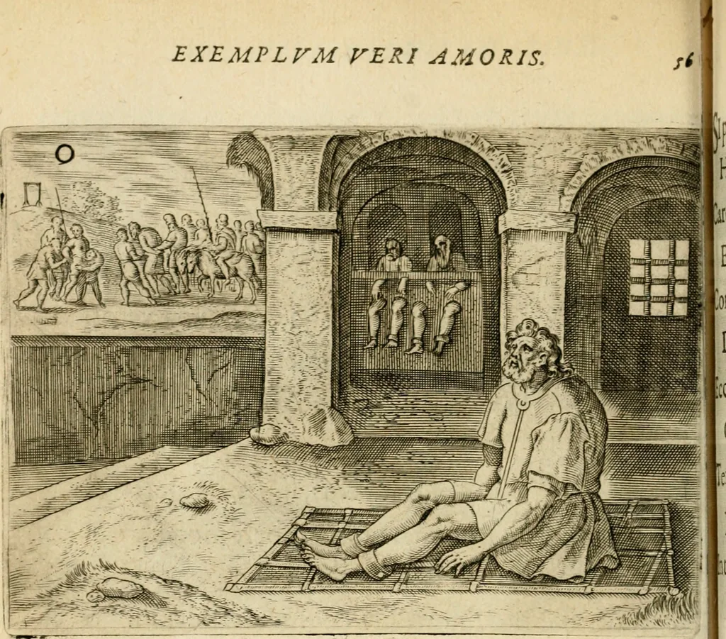 An illustration from Mikrokósmos = Paruus mundus, 1610, leaf 119