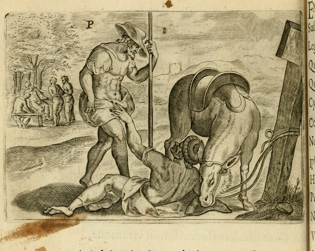 An illustration from Mikrokósmos = Paruus mundus, 1610, leaf 121