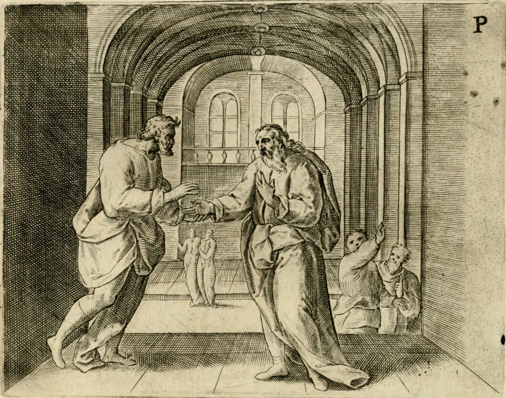 An illustration from Mikrokósmos = Paruus mundus, 1610, leaf 125