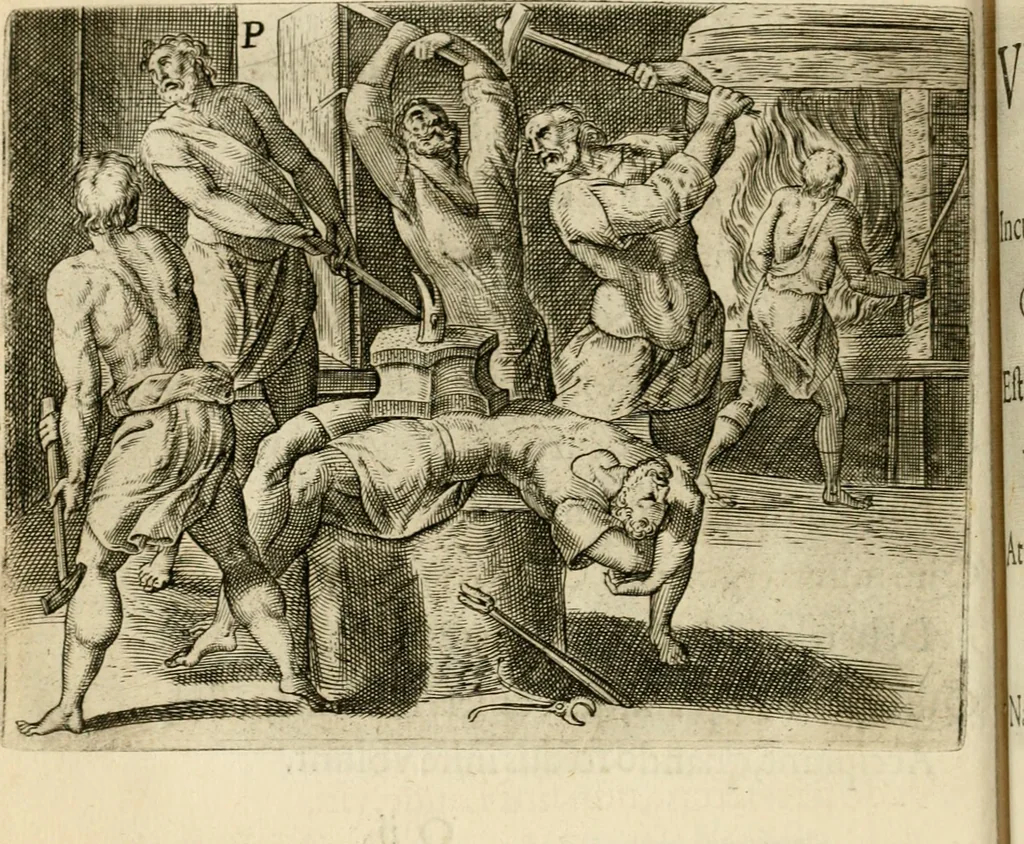 An illustration from Mikrokósmos = Paruus mundus, 1610, leaf 127