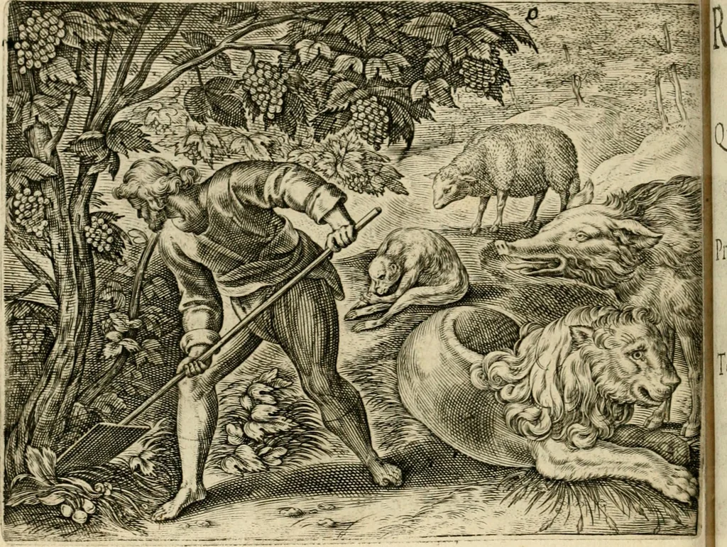 An illustration from Mikrokósmos = Paruus mundus, 1610, leaf 133