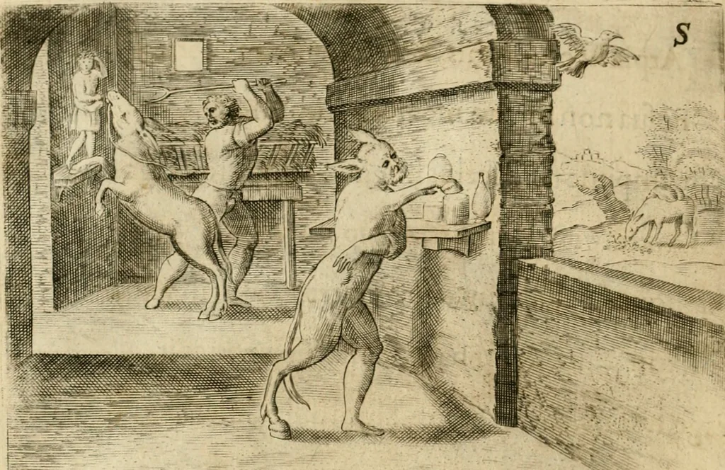 An illustration from Mikrokósmos = Paruus mundus, 1610, leaf 147
