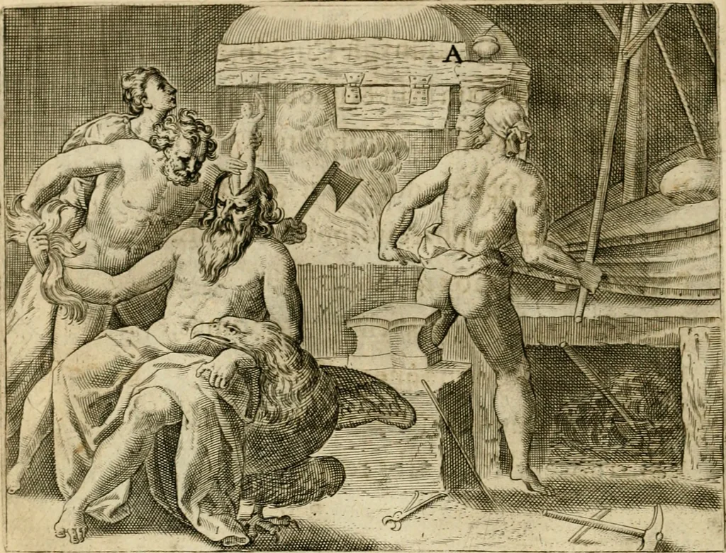 An illustration from Mikrokósmos = Paruus mundus, 1610, leaf 15