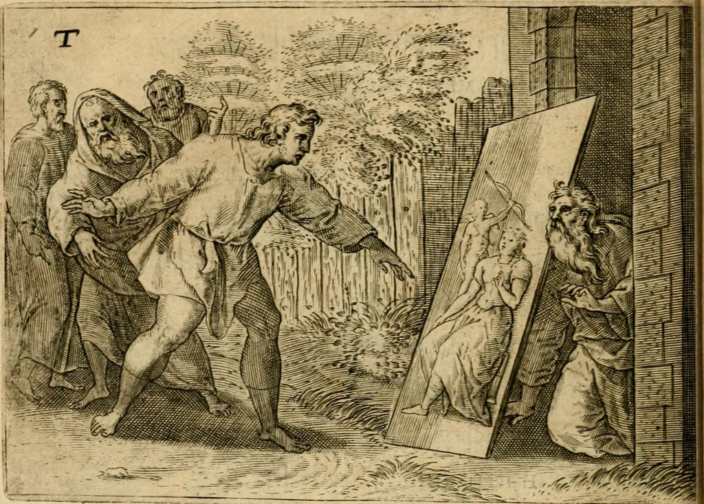 An illustration from Mikrokósmos = Paruus mundus, 1610, leaf 153