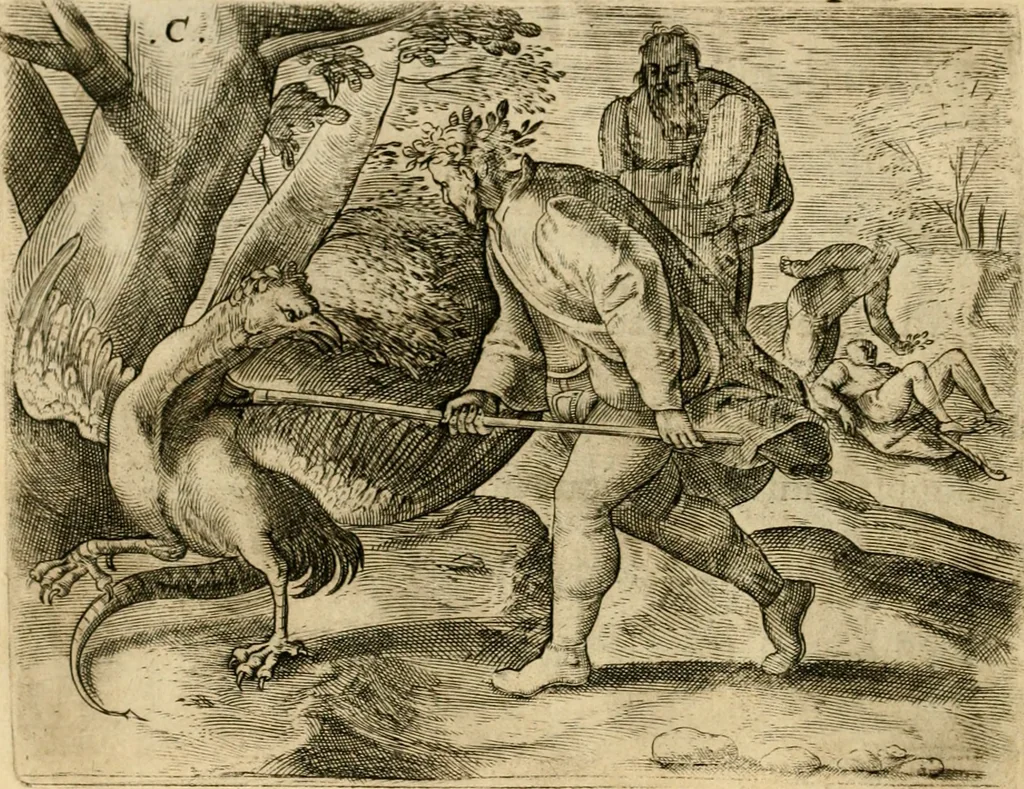 An illustration from Mikrokósmos = Paruus mundus, 1610, leaf 25