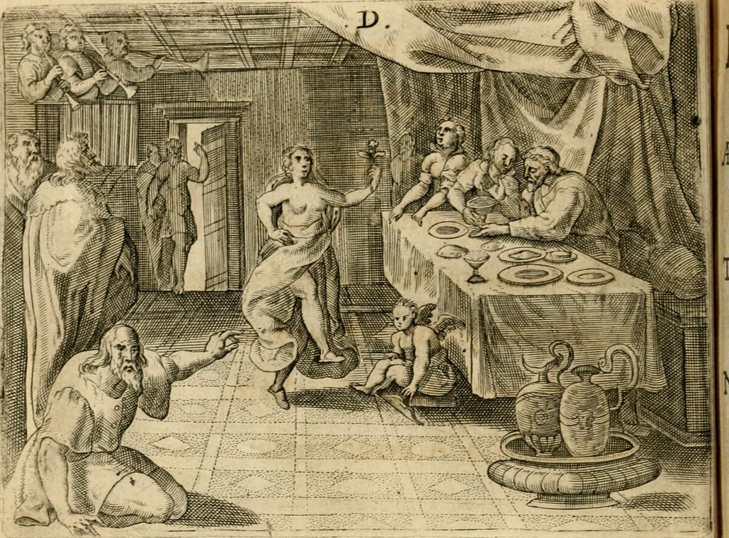 An illustration from Mikrokósmos = Paruus mundus, 1610, leaf 35