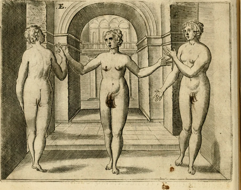 An illustration from Mikrokósmos = Paruus mundus, 1610, leaf 45